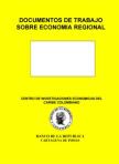 Portada de los Documento de Trabajo sobre Economía Regional desde 1997