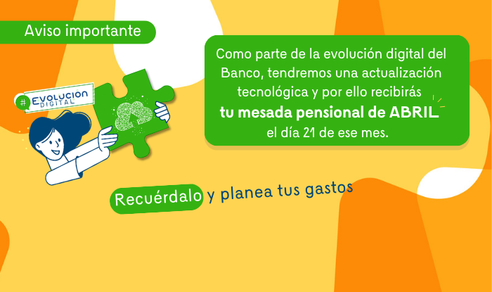 Importante: nómina mes de abril