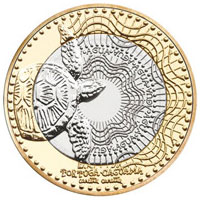 Imagen del anverso de la moneda de 1000 pesos