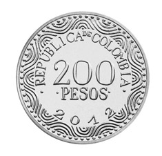 200-peso coin reverse (tails)