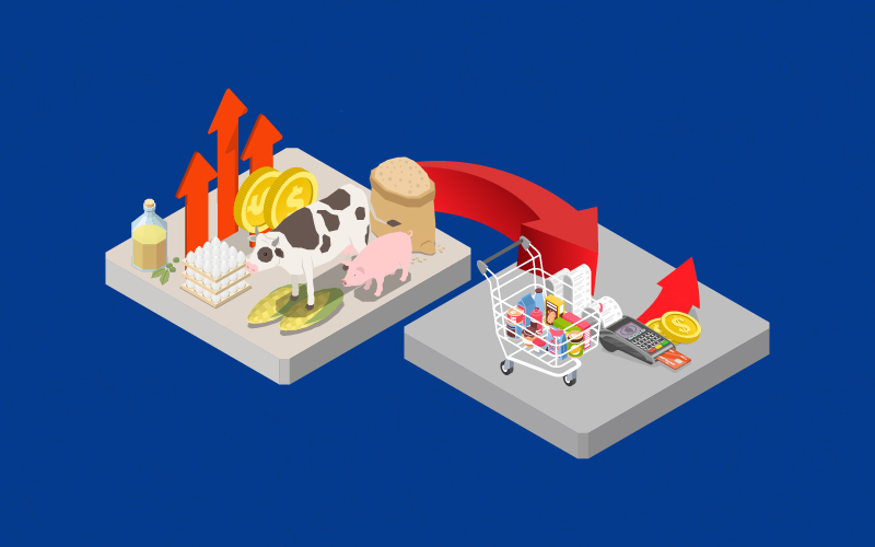 Imagen referente a precios de alimentos procesados