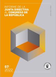 Portada - Informe de la Junta Directiva al Congreso de la República - julio de 2022