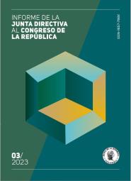 Portada del Informe de la Junta Directiva al Congreso de la República - Marzo de 2023