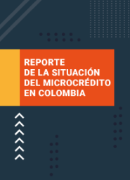 Portada Reporte de la situación del microcrédito en Colombia