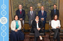 Photograph of the members of the Board of Directors of Banco de la República