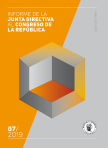 Portada - Informe de la Junta Directiva al Congreso de la República, julio de 2019
