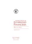 Portada Informe Especial de Estabilidad Financiera