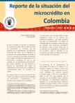 Portada del Reporte de la Situación del Microcrédito en Colombia