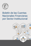 Portada del Boletín de las Cuentas Nacionales Financieras por Sector Institucional