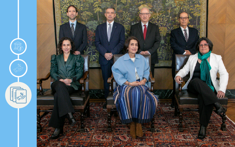 Fotografía de los miembros de Junta Directiva del Banco de la República